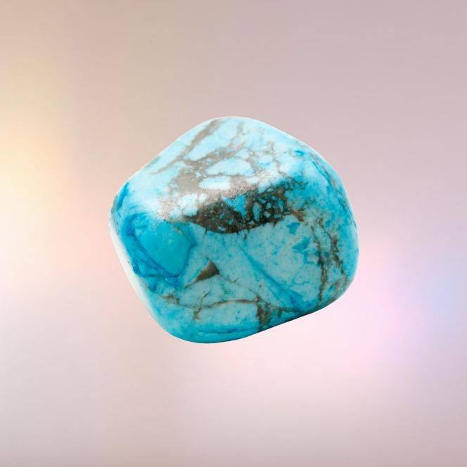 Turquoise naturelle – pierre de protection, de communication et d’harmonie spirituelle en lithothérapie.