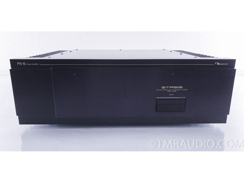 Nakamichi  Stasis PA-5  Stereo Power Amplifier  (10045)