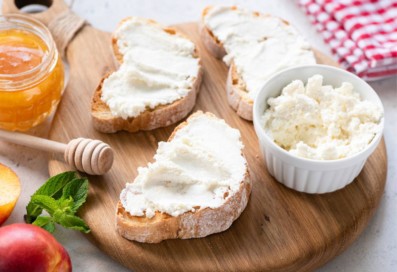 リコッタチーズ カッテージチーズ