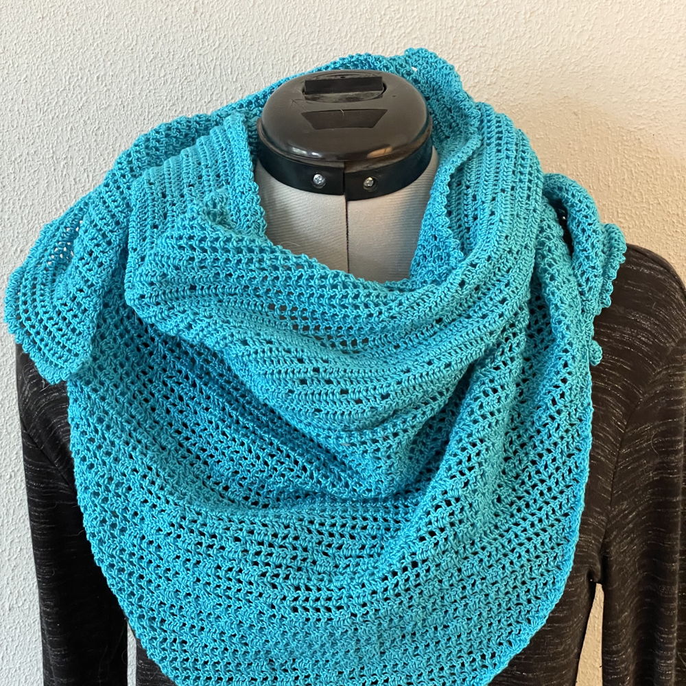 Crochet Pattern: Crocheted Shawl Sanne