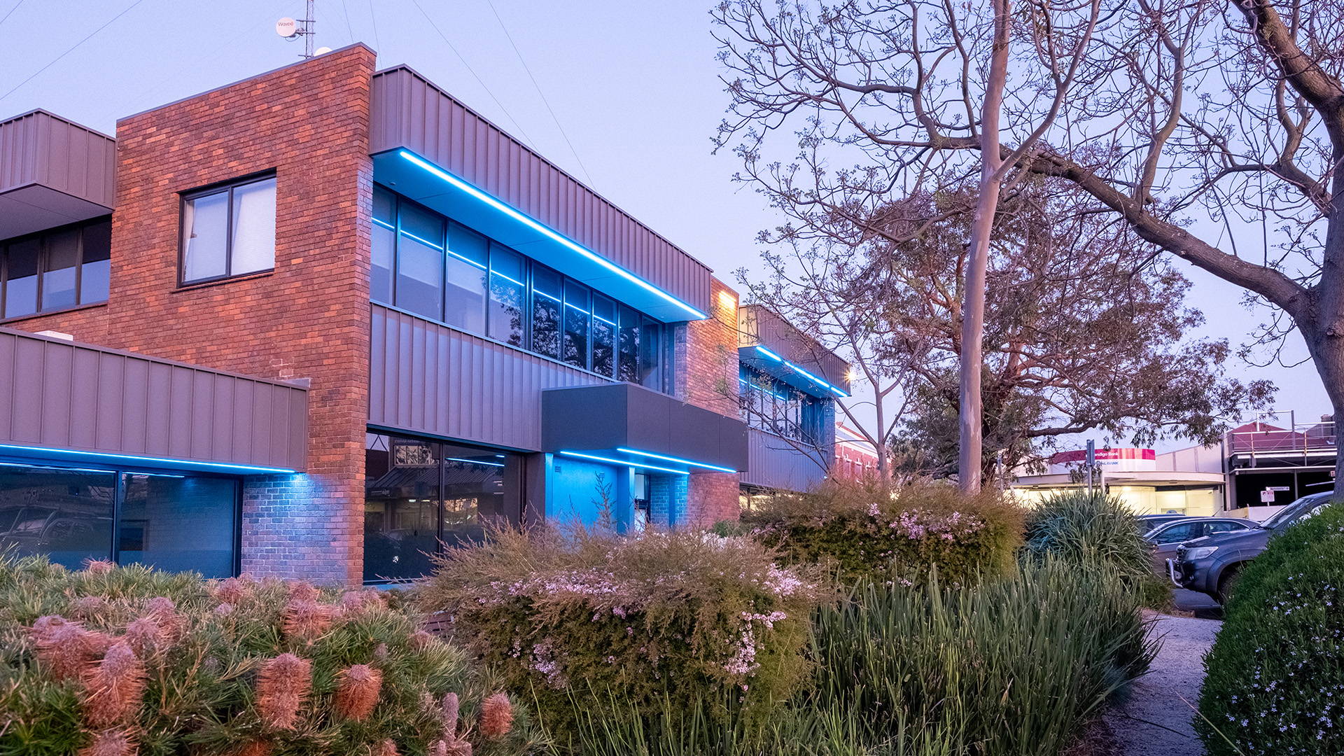 South Gippsland Shire Council Office Facade by Havit Commercial - Commercial RGB LED Strip by Havit