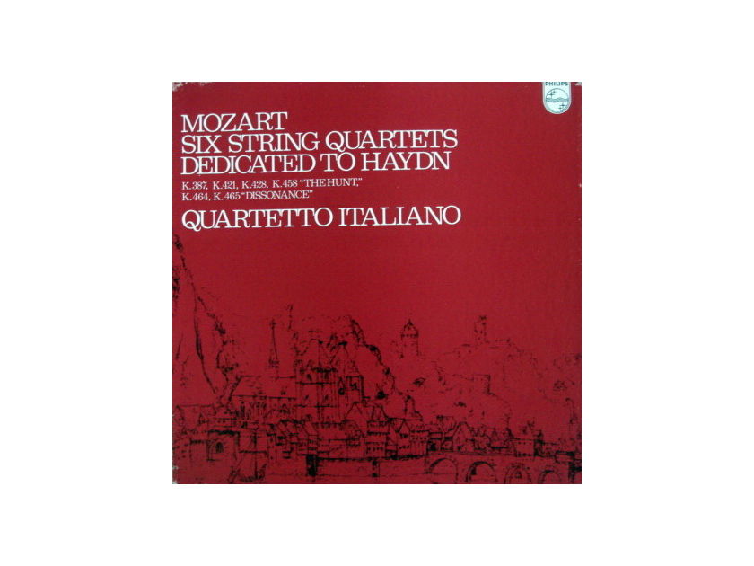 Philips / QUARTETTO ITALIANO, - Mozart Six String Quartets dedicated to Haydn,  MINT, 3LP Box Set!