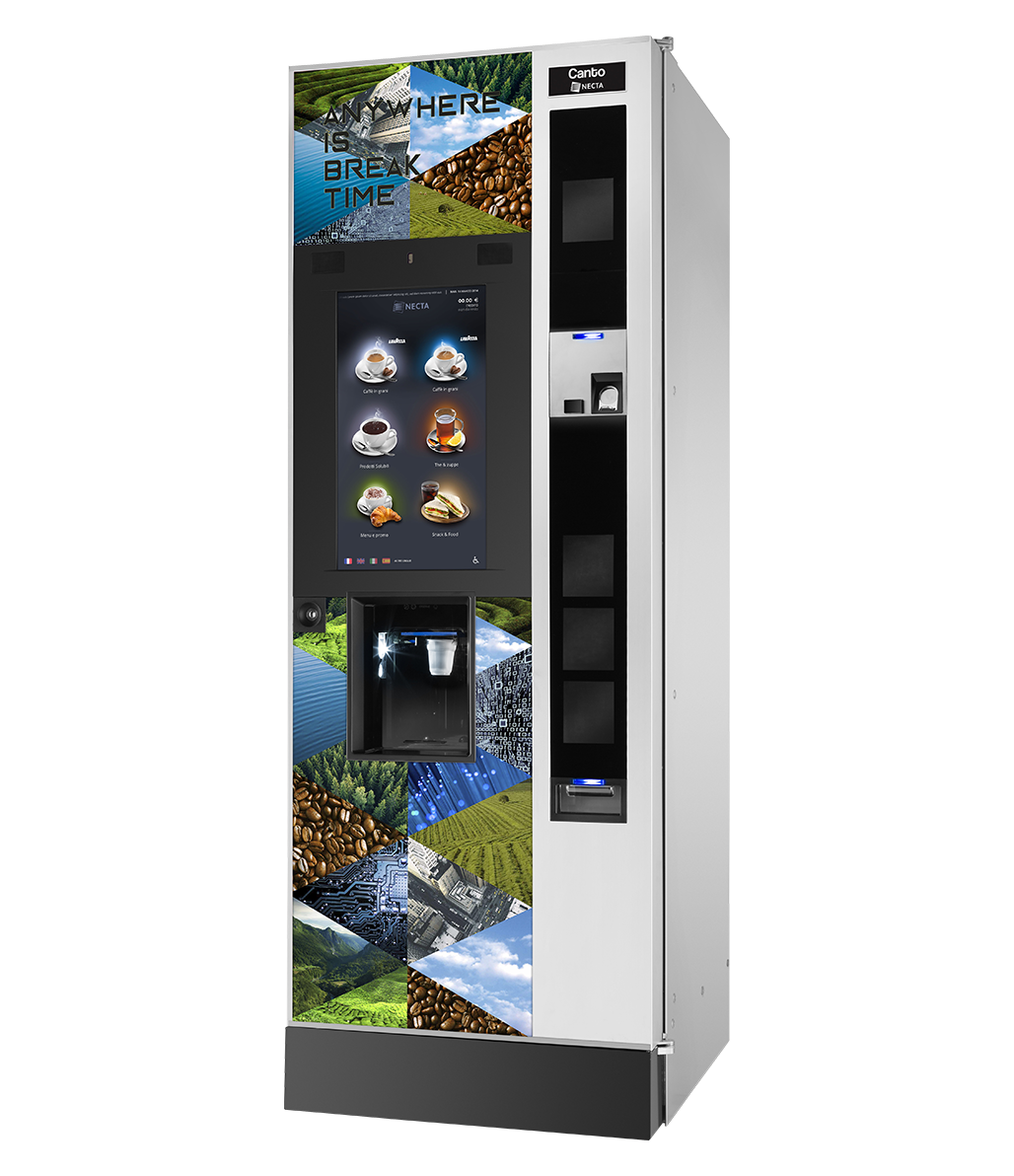 contactless cold drinks snacks vending machine