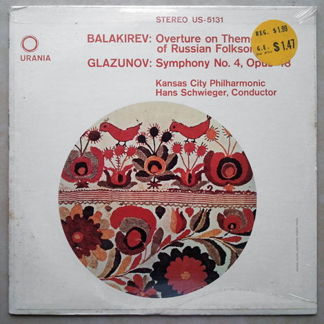 SEALED/Glazunov Symphony No.4, - Balakirev Overture / H...