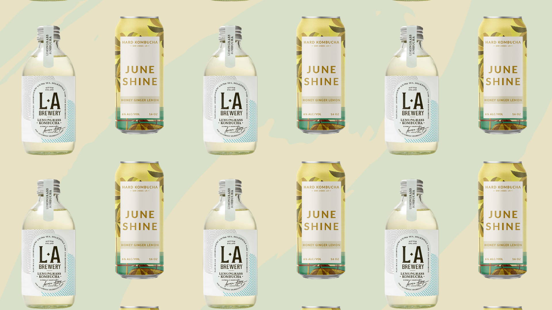 Featured image for 10 Kombucha Packaging Designs