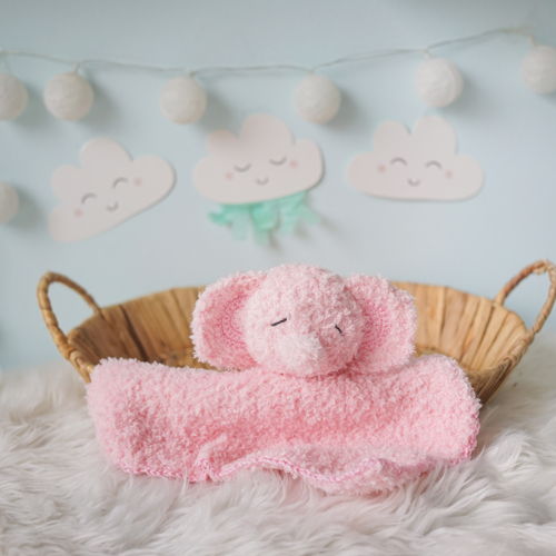 Slapend Olifantje - knuffeldoekje