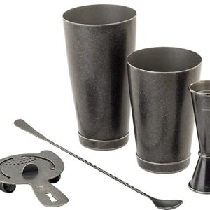 Barfly Basics Cocktail Set, 5-Piece, Vintage Black