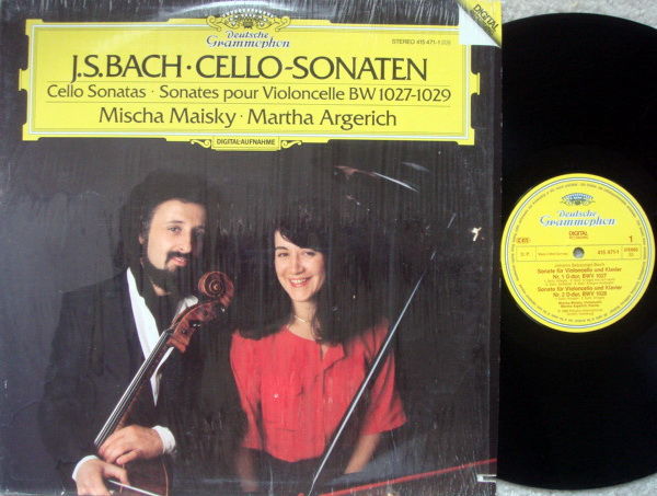 DG Digital / Bach Cello Sonatas, - MAISKY/ARGERICH, MINT!