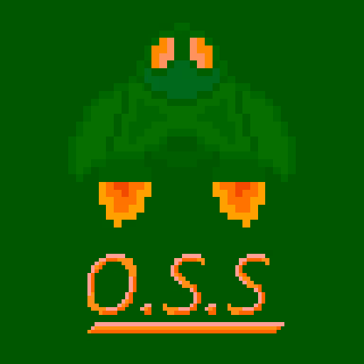 O.S.S.: Space Adventure<br><br>A straight forward arcade_style space shooter with zen music for calming and battery conserving gameplay. To this day its not known what O.S.S. stood for? 'Open Source Software'? Well, we'll see!