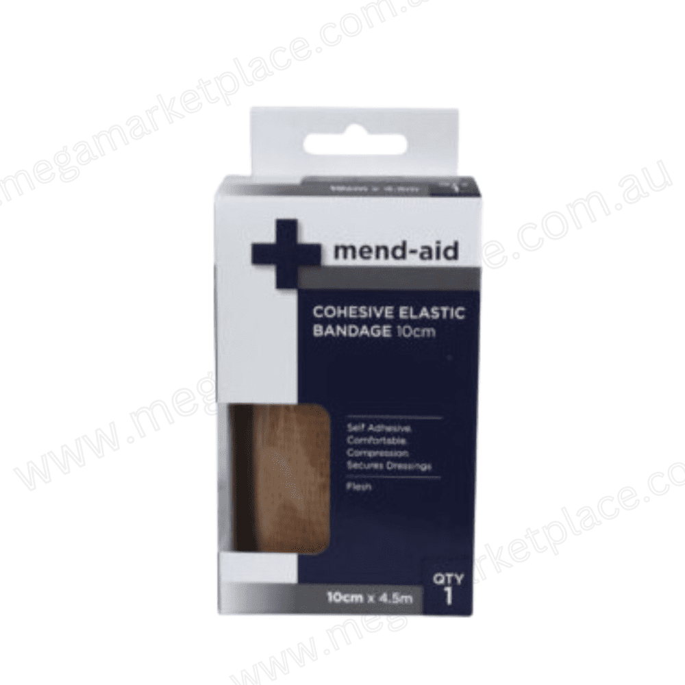 MEND-AID COHESIVE ELASTIC BANDAGE FLESH 10CM X4.5M