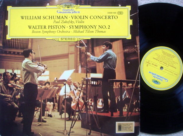 DG / ZUKOFSKY-TILSON THOMAS, - Schuman Violin Concerto,...