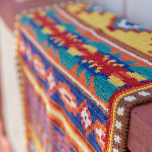 Adobe Rug Crochet Pattern