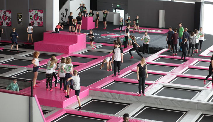 Kindergeburtstag Im Trampolinpark Sprung Raum Troisdorf