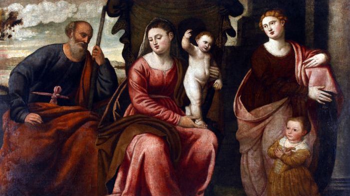 The Holy Family with St. Catherine of Alexandria