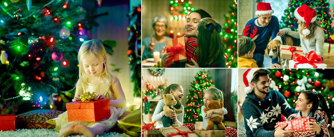 Features of Ollny's 800 leds clear cable cool white string lights - desktop size