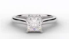 Shop princess square cut lab diamond rings