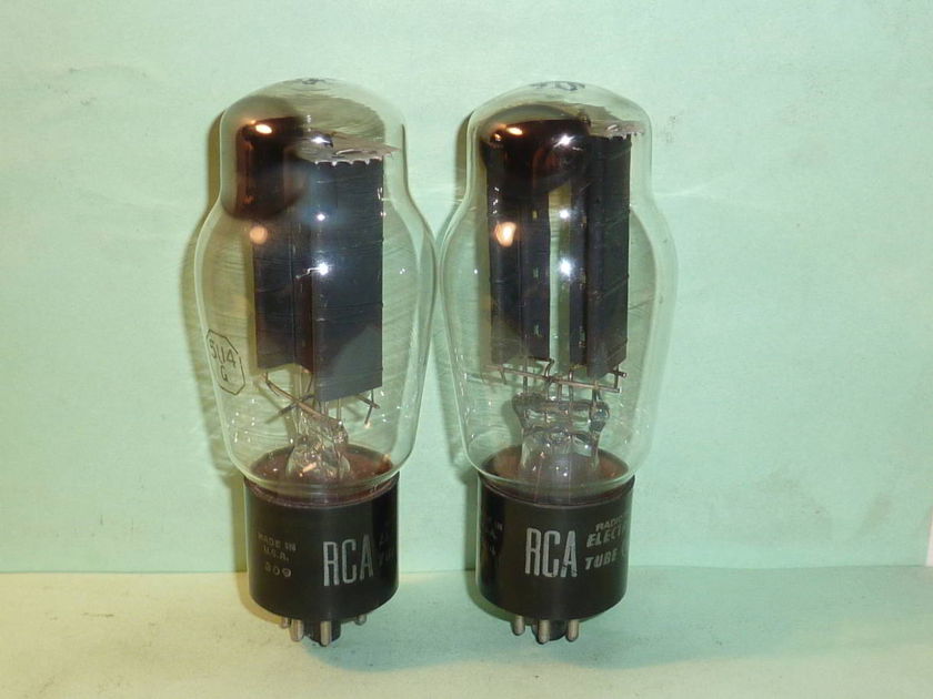RCA 5U4G 5U4 Rectifier Tubes, Matched Pair, Test NOS