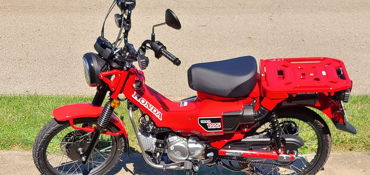 2022 HONDA HUNTER CUB TRAIL 125 ABS motorcycle for rent near Tipp City, OH