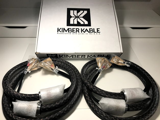 Kimber Kable Select KS-3033 8ft Pair Speaker Cables wit...