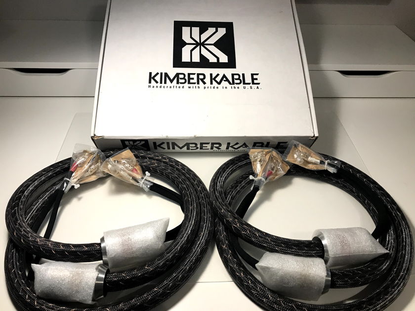 Kimber Kable Select KS-3033 8ft Pair Speaker Cables with WBT 0610 Ends