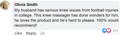 Knee massager testimonial - evalax