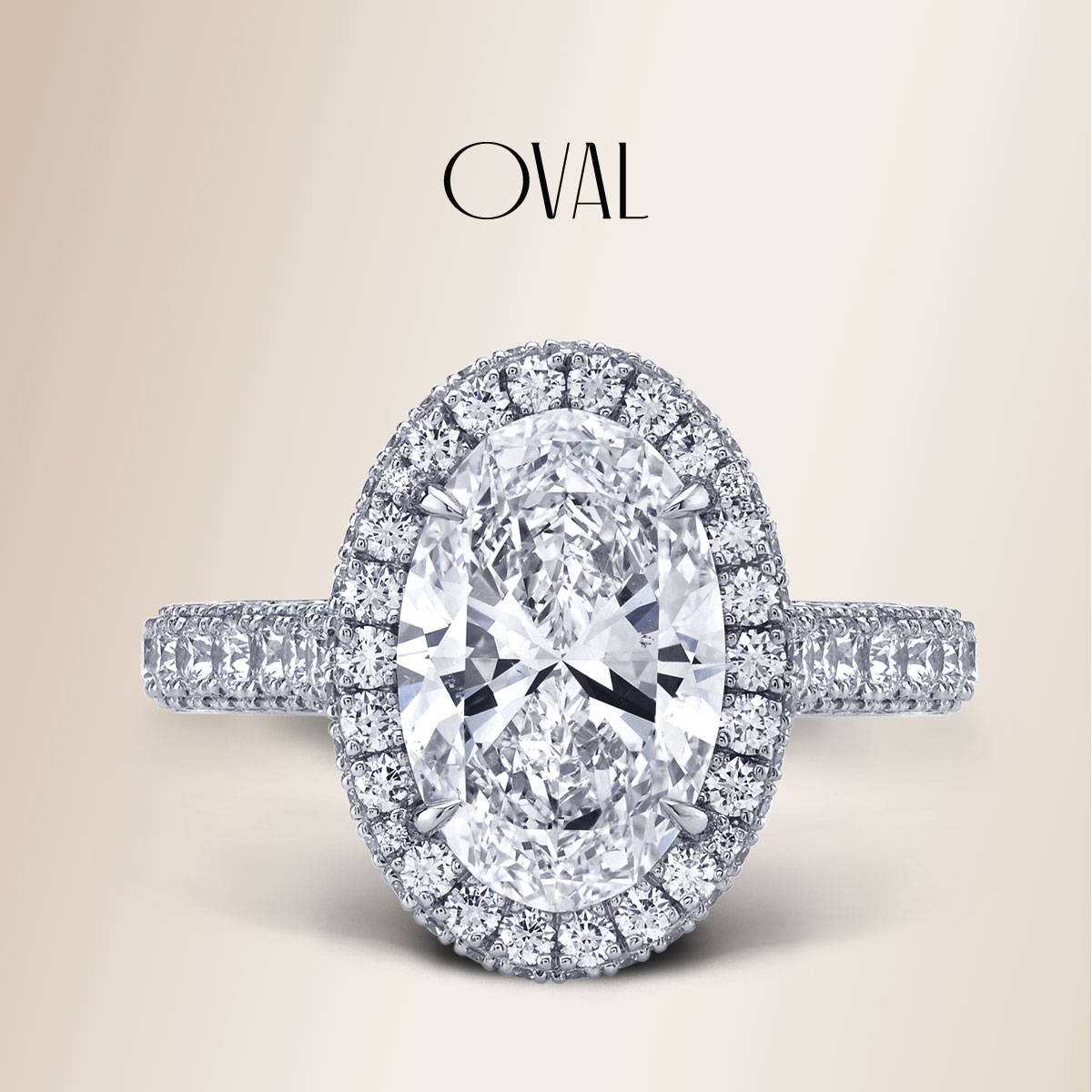 oval shaped diamond rings