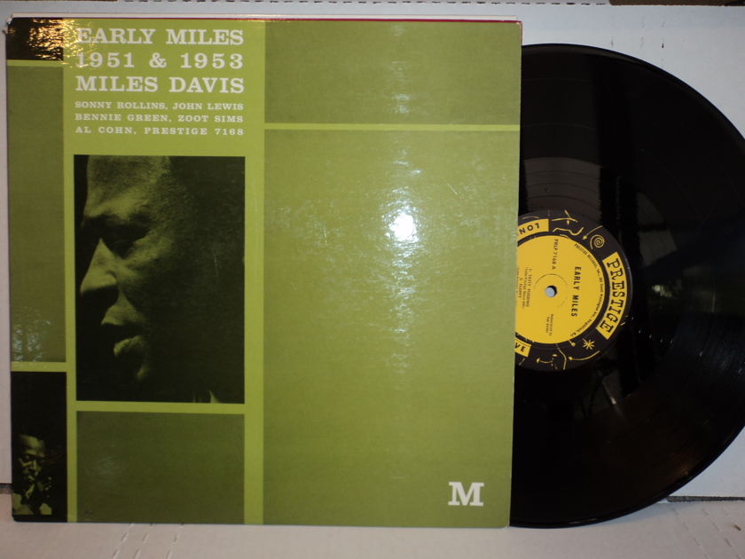 Miles Davis Early Miles (rare) - Early Miles 1951 & 1953 Sonny Rollins, John Lewis, Bennie Green, Zoot Sims, Al Cohn  Original Prestige 7168 Mono 1st press
