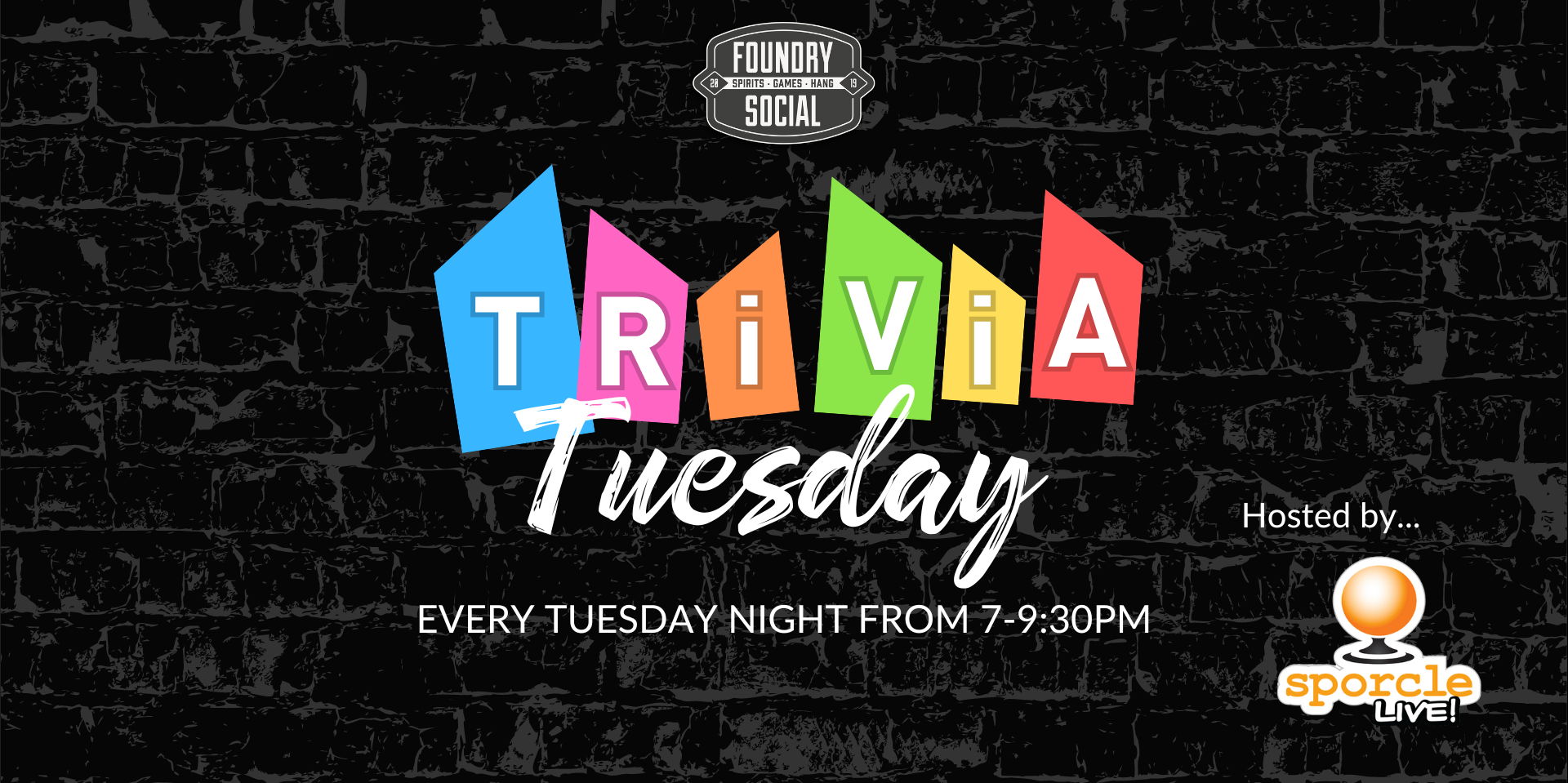 Trivia Tuesday at Foundry Social promotional image
