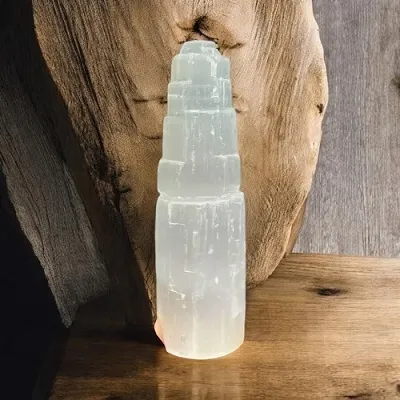 Selenite Lamp – 30cm
