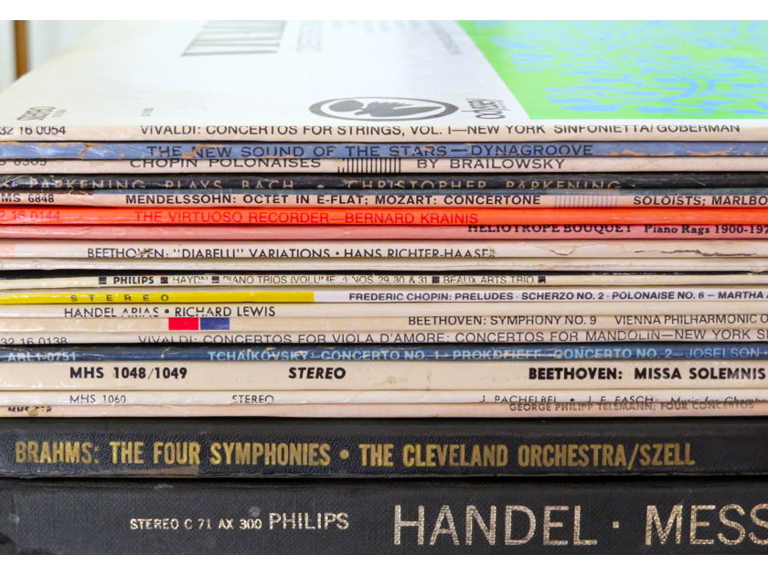 Audiophile on a Beer Budget - 25 Classical LPs, Good Sound & Condition, Bargain Basement Price!