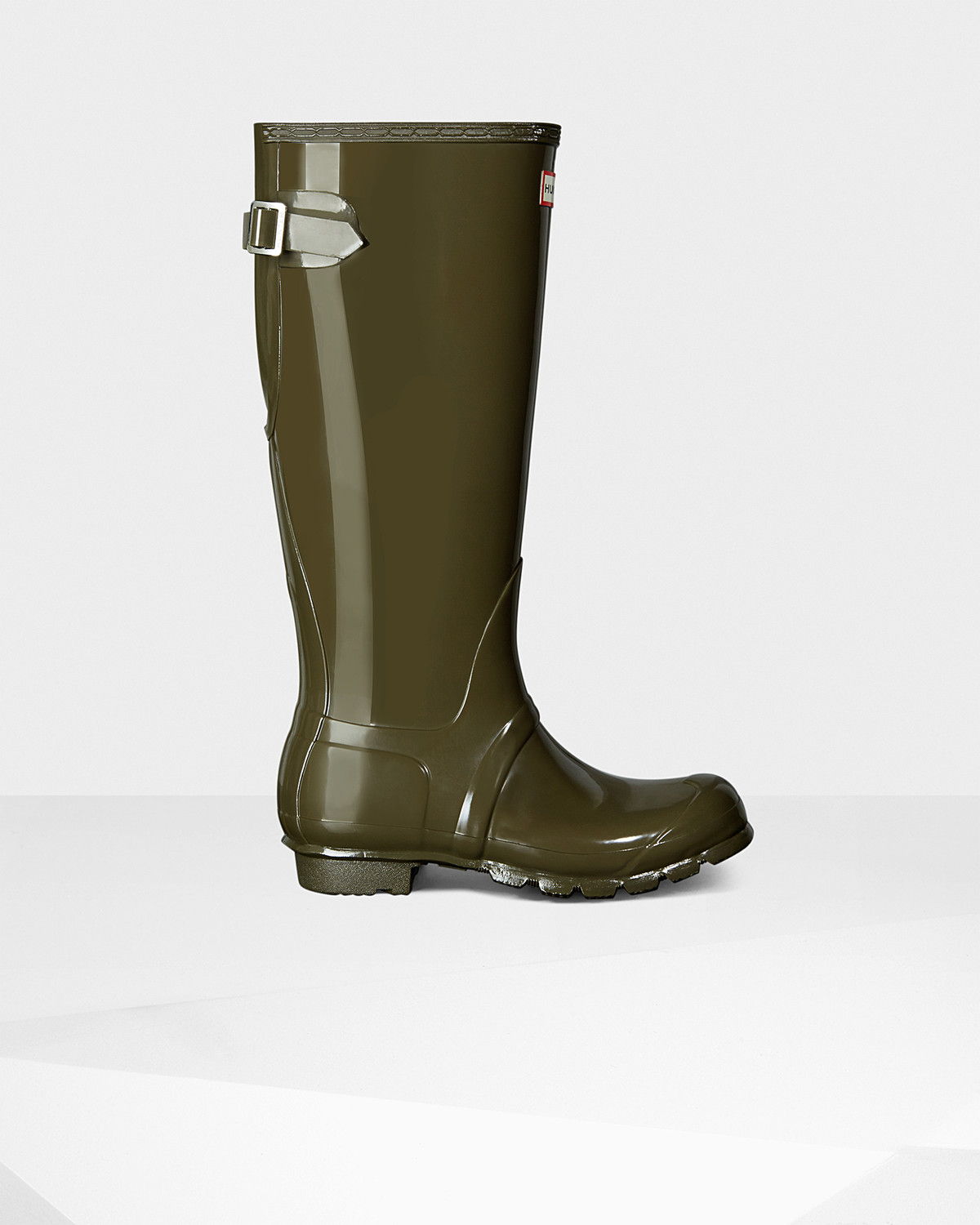green rain boots for women