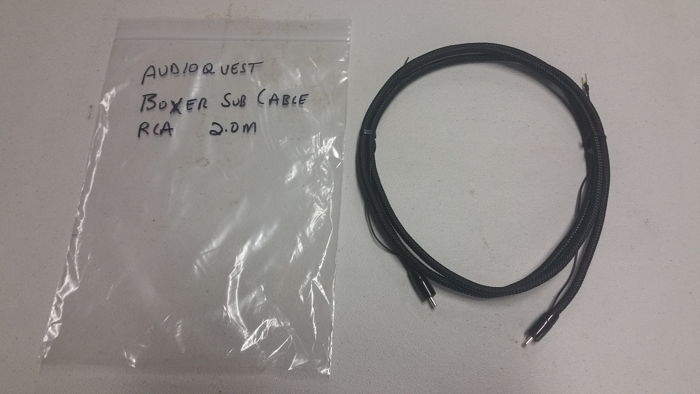 AudioQuest Boxer subwoofer cable, 2.0m