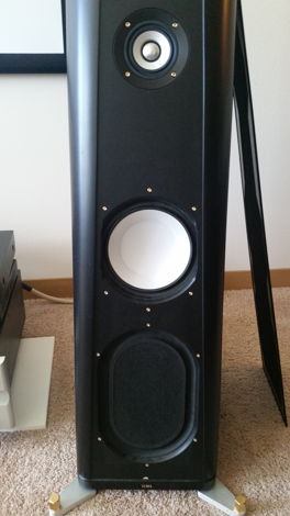 Thiel Audio CS-2.4 Full range speakers - black w/outrig...