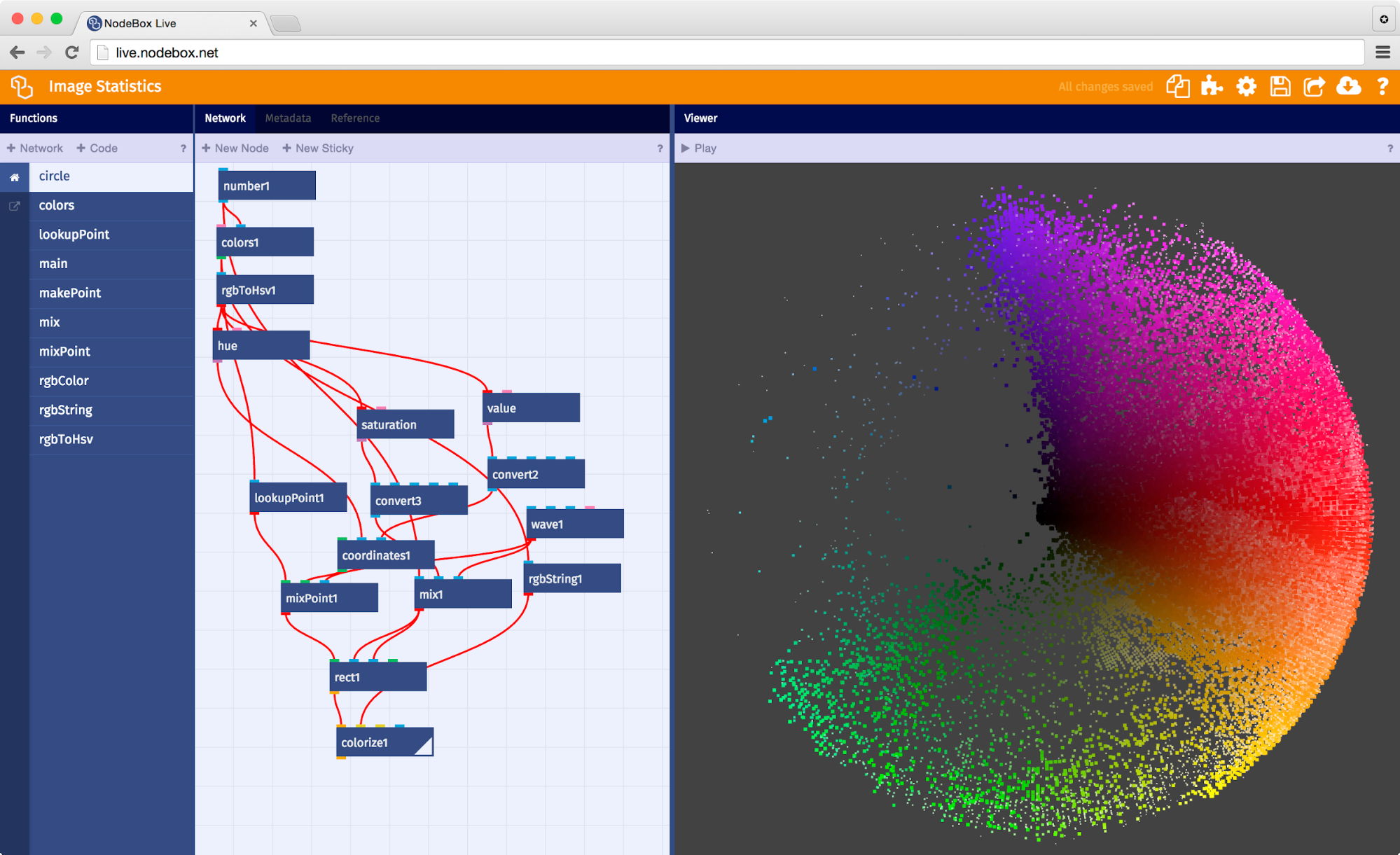 Image for NodeBox screenshot by Frederik De Bleser