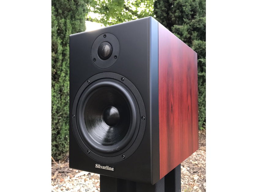 Silverline Audio Minuet Grand Powerful Rosewood Monitors-New-FREE Freight