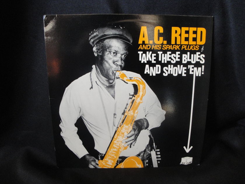AC Reed & Phil Guy - Take These Blues & Shove 'Em Rooster Blues LP, NM