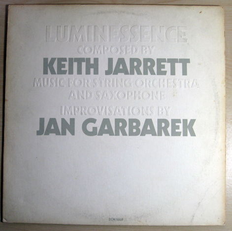 Keith Jarrett / Jan Garbarek - Luminessence - 1975 ECM ...