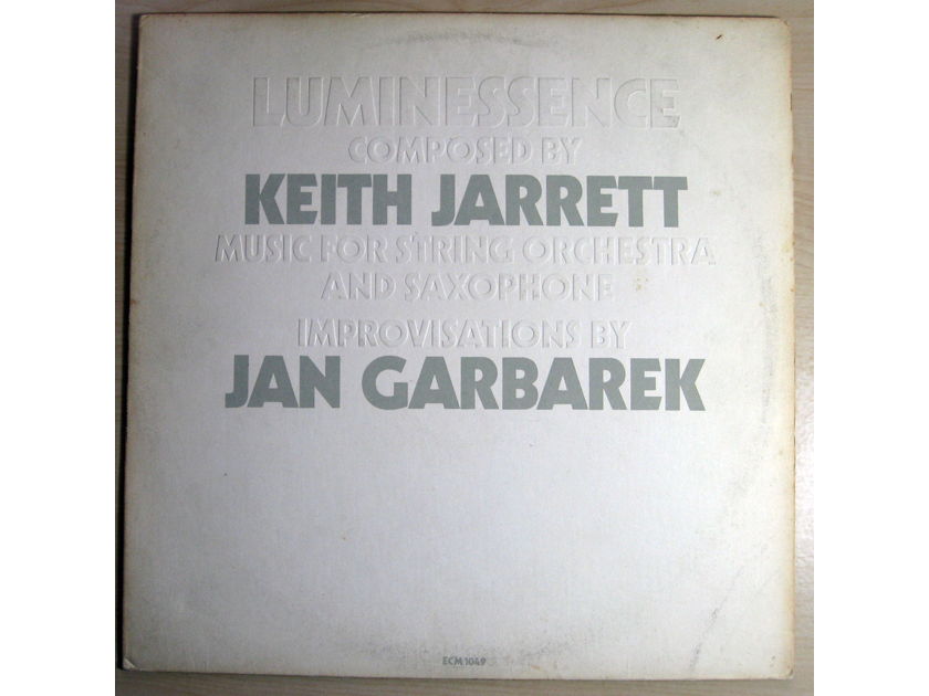 Keith Jarrett / Jan Garbarek - Luminessence - 1975 ECM Records ECM 1049