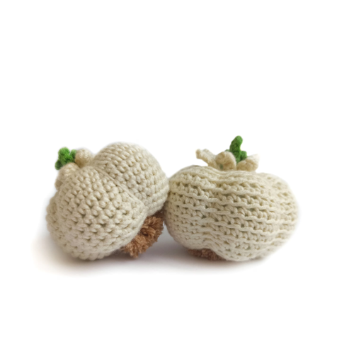 Crochet VEGETABLES patterns 6 in1: mushroom garlic broccoli eggplant pumpkins. Amigurumi Food Amigurumi Set Food Crochet Pattern