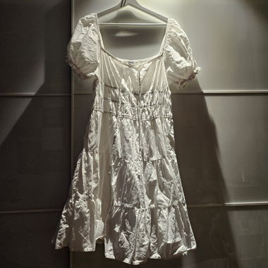 White Shein babydoll dress