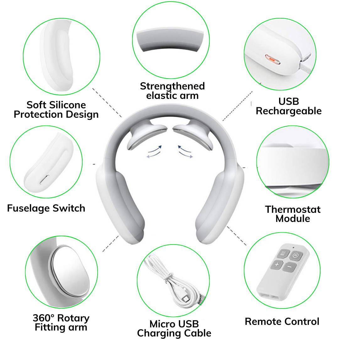 Intelligent Neck Massager, Smart Neck Massager,  Neck Pain Relief