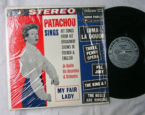 PATACHOU LP--SINGS--rare orig - 1960 album on Audio Fid...