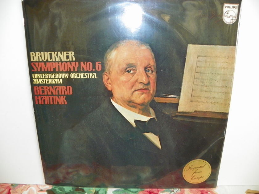 BERNARD HAITINK - BRUCKNER SYMPHONY NO.6 CONCERTGEBOUW ORCHESTRA -Rare LP