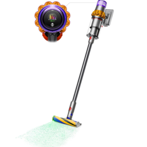 Dyson V15 Detect Cordless Vacuum Cleaner, Multicolor, 10.5"L x 9.8"W x 49.6"H