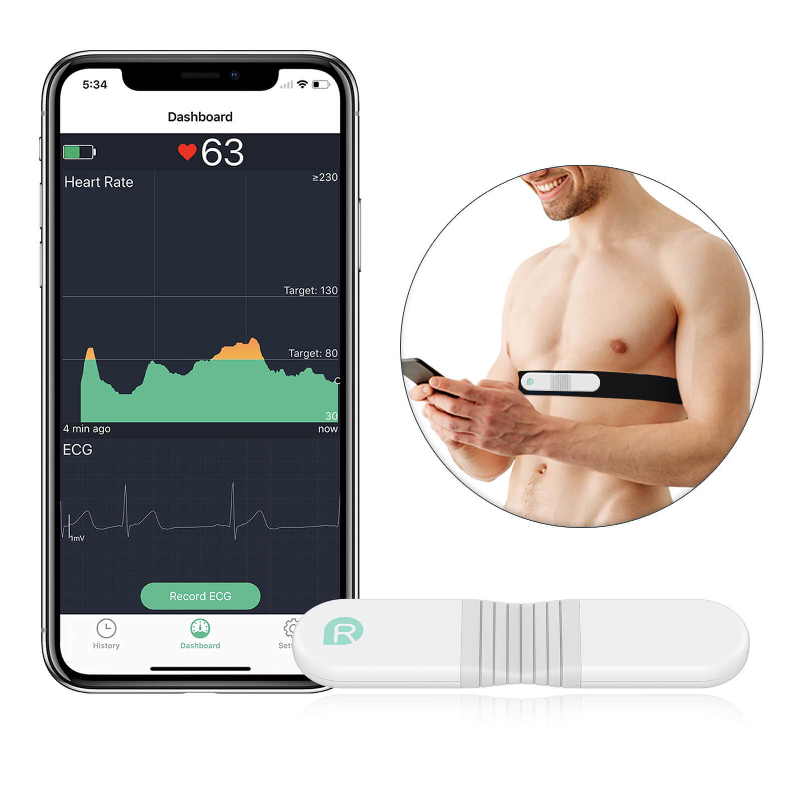 strap-free heart rate monitor