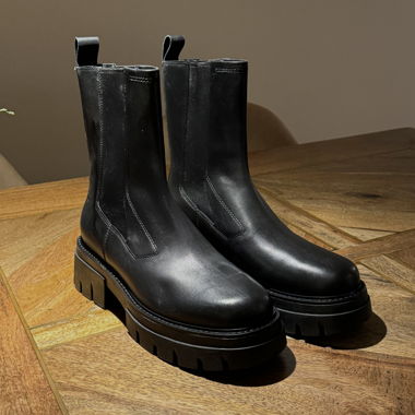 Ash Leder Boots | Schwarz