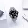 ROLEX SUBMARINER ON RUBBER GREY