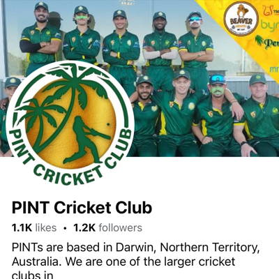 Pints Cricket Club Logo