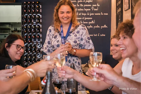 Montmartre Hill French Gourmet Food and Wine Tasting Walking Tour