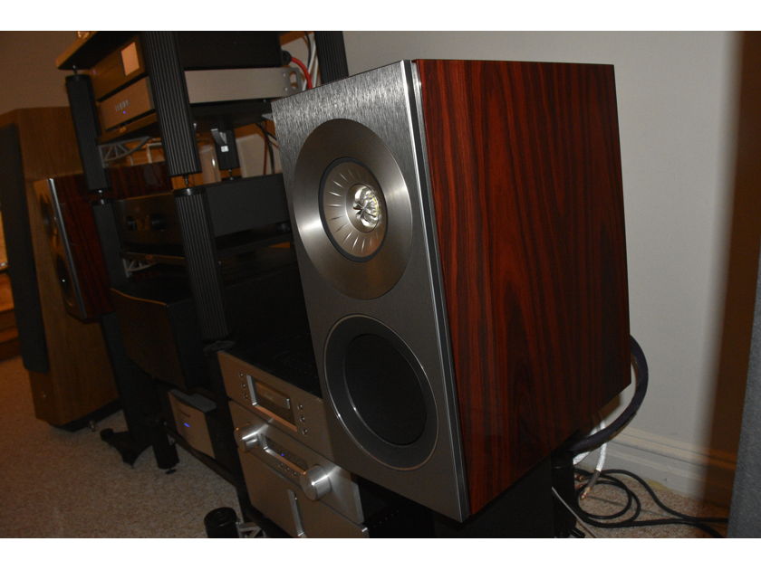 KEF Reference 1 Rosewood with matching stands as new! (price reduced)
